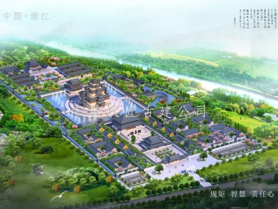 凤阳古建筑工程施工方案总体规划图